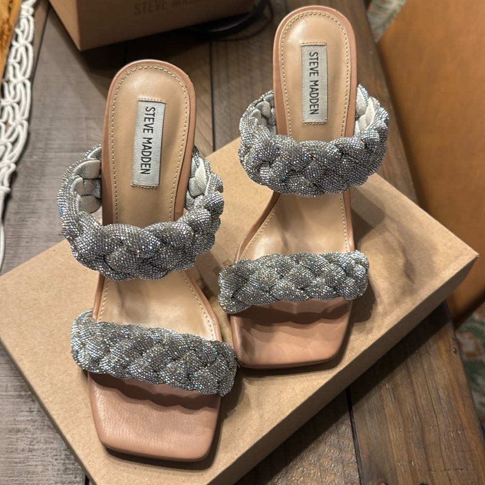 Steve Madden Kenley Rhinestone Heels